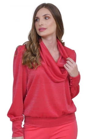 BLUSA ROLÊ BRILHO BLUSA ROLÊ BRILHO