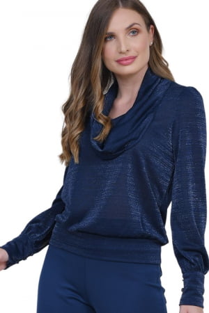 BLUSA ROLÊ BRILHO BLUSA ROLÊ BRILHO