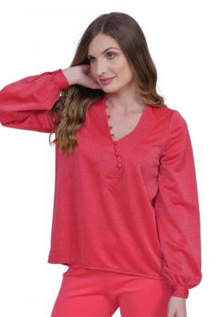 BLUSA V BRILHO BLUSA V BRILHO